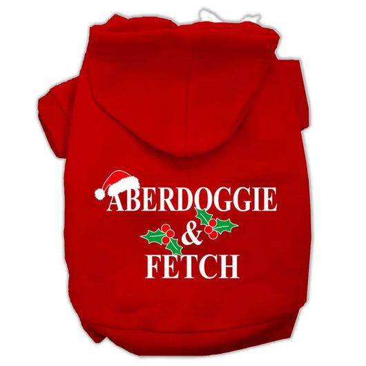 Aberdoggie Christmas Screen Print Pet Hoodies - Livre e Solta Fashion