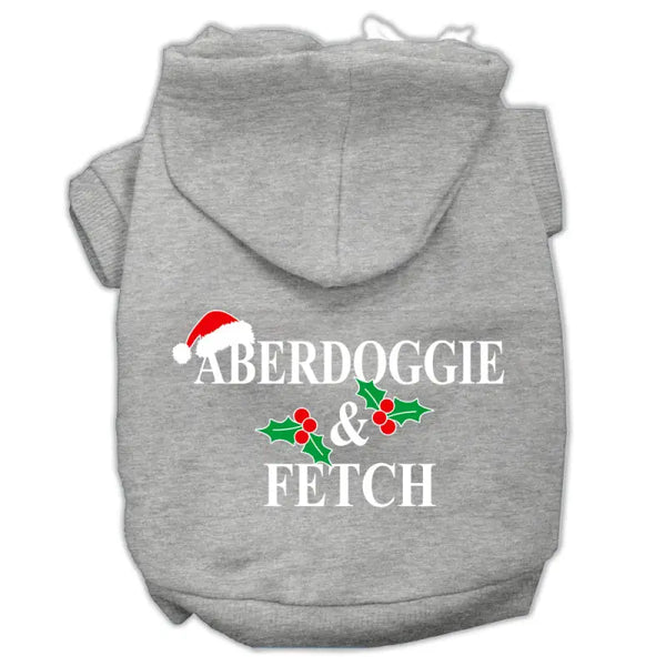 Aberdoggie Christmas Screen Print Pet Hoodies - Livre e Solta Fashion