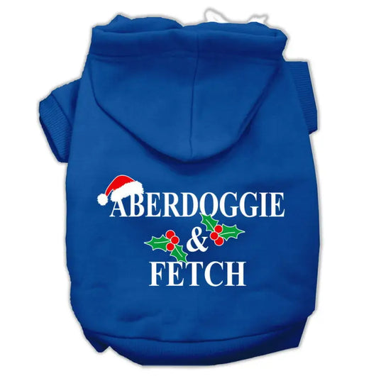 Aberdoggie Christmas Screen Print Pet Hoodies - Livre e Solta Fashion