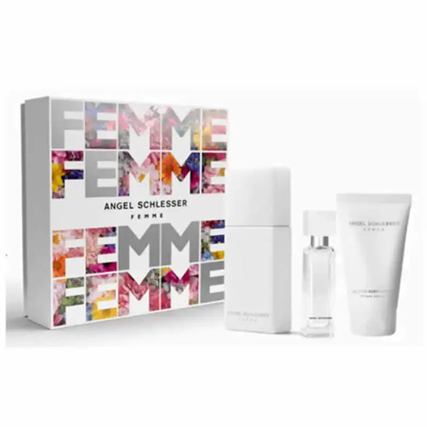 Angel Schlesser Femme Eau De Toilette Spray 100ml Set 3 Pieces - Livre e Solta Fashion