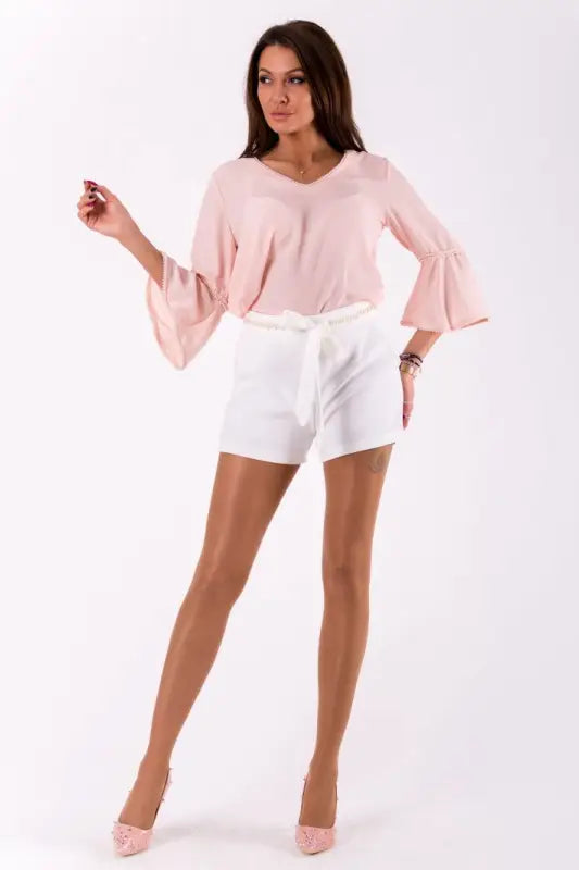 BLOUSE -POWDER PINK 46030-3 - Livre e Solta Fashion