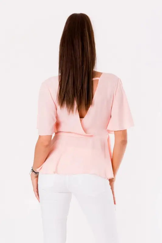 BLOUSE -POWDER PINK 48006-1 - Livre e Solta Fashion