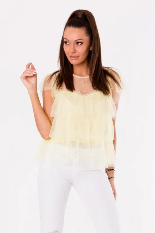 BLOUSE - yellow 48025-3 - Livre e Solta Fashion