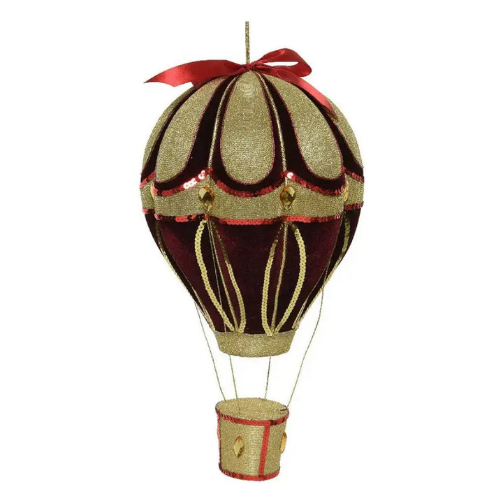 Christmas bauble Polyester Velvet Balloon (Ø 23 x 40 cm) - Livre e Solta Fashion