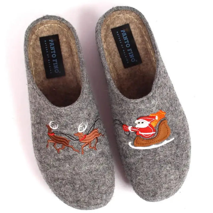 Christmas felt slippers Panto Fino WKK267022 INT1797A - Livre e Solta Fashion