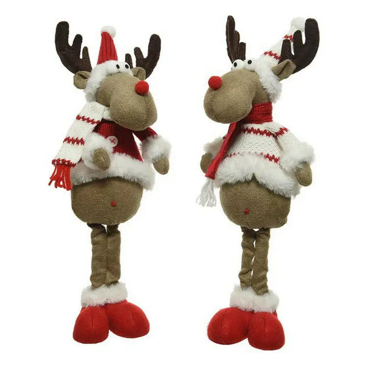 Christmas Reindeer Decoris 12 x 15 x 43 cm Multicolour - Livre e Solta Fashion