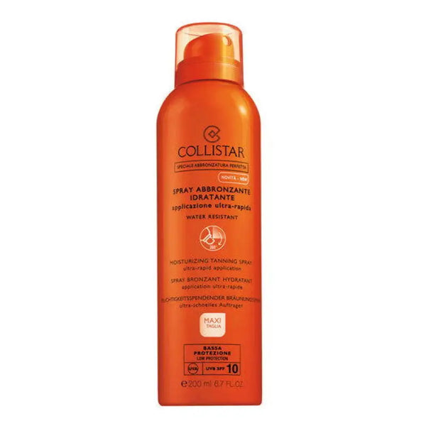 Collistar Perfect Tanning Moisturizing Tanning Spray Spf10 200ml - Livre e Solta Fashion