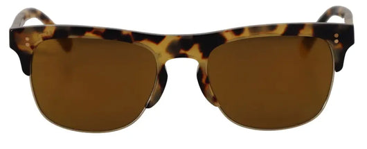 Dolce & Gabbana Brown Gold Acetate Havana DG430A Sunglasses - Livre e Solta Fashion