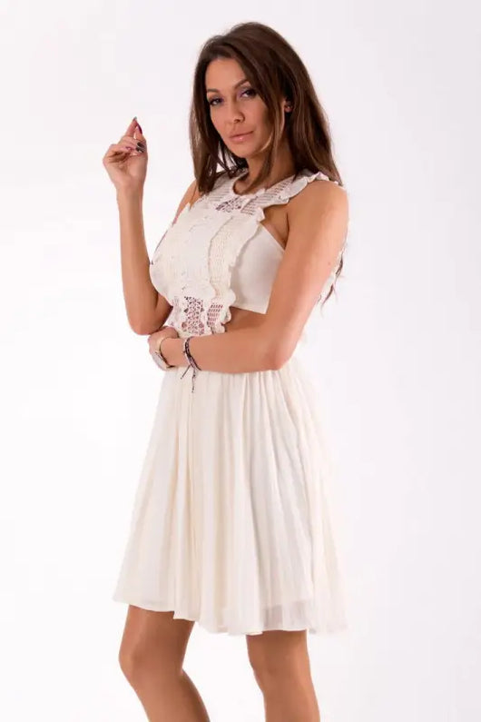 DRESS CREAM 46045-2 - Livre e Solta Fashion