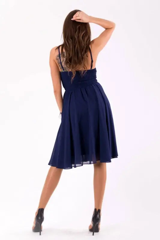 EVA&LOLA  DRESS NAVY BLUE 46039-4 - Livre e Solta Fashion