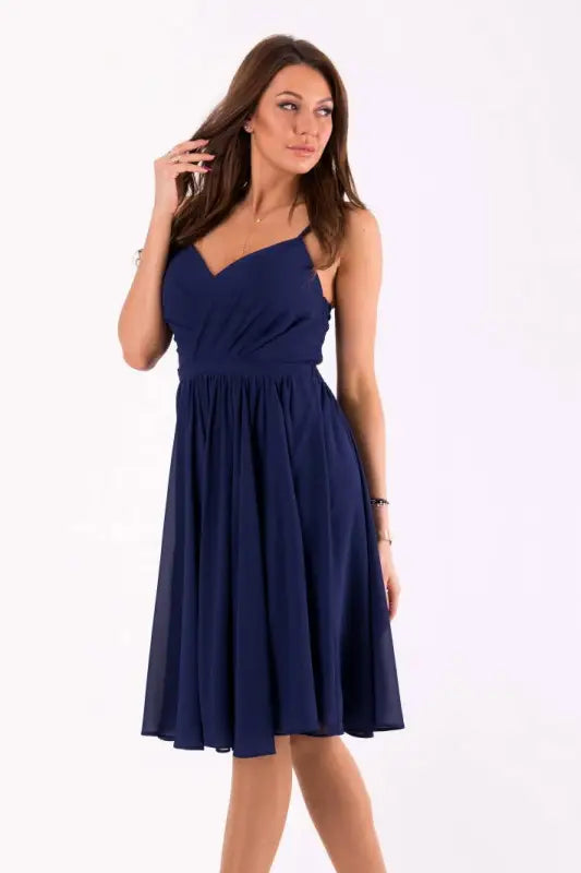 EVA&LOLA  DRESS NAVY BLUE 46039-4 - Livre e Solta Fashion