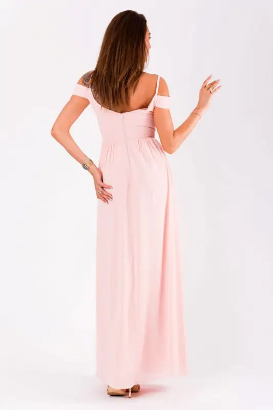 EVA&LOLA  DRESS POWDER PINK 51010-1 - Livre e Solta Fashion