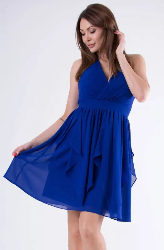 EVA & LOLA DRESS ROYAL BLUE 58005-2 - Livre e Solta Fashion