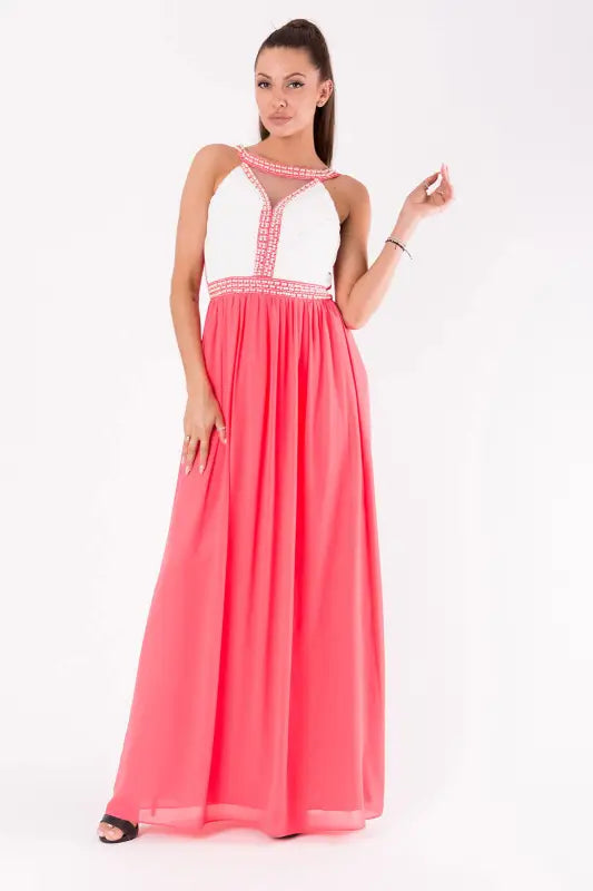 EVA & LOLA DRESS - Watermelon 48031-1 44010-1 - Livre e Solta Fashion