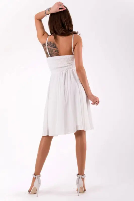 EVA&LOLA  DRESS WHITE 46039-2 - Livre e Solta Fashion