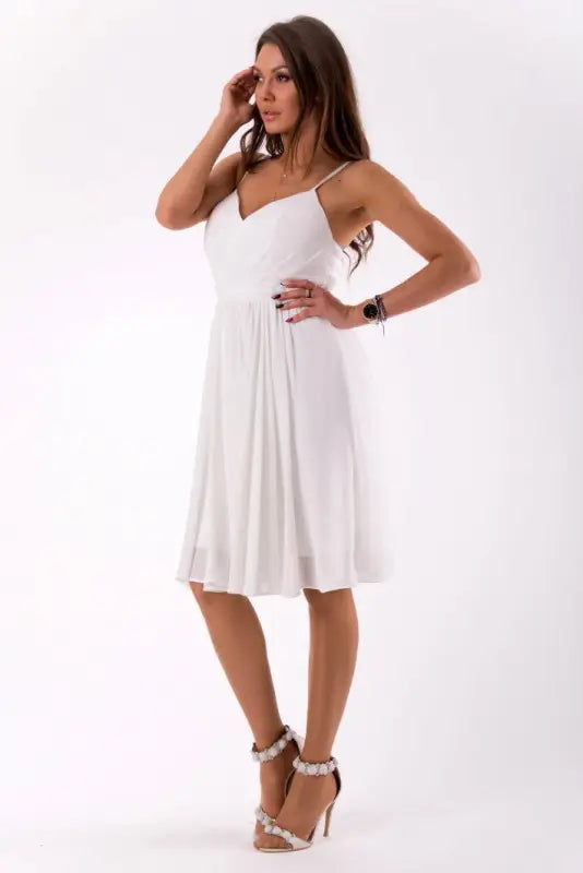 EVA&LOLA  DRESS WHITE 46039-2 - Livre e Solta Fashion