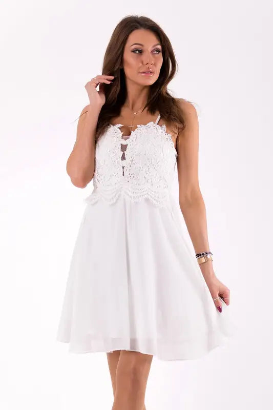 EVA&LOLA  DRESS WHITE 46040-3 - Livre e Solta Fashion