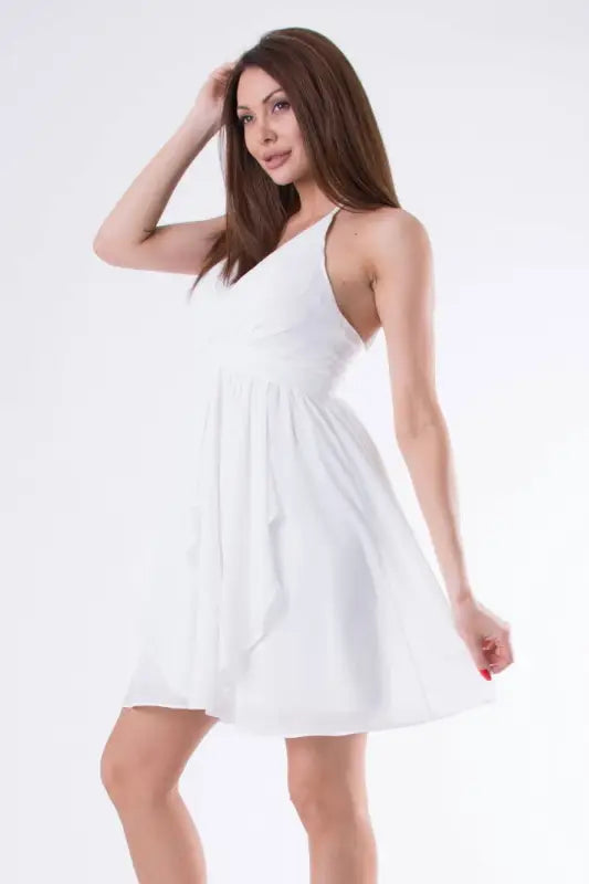 EVA & LOLA DRESS WHITE 58005-7 - Livre e Solta Fashion