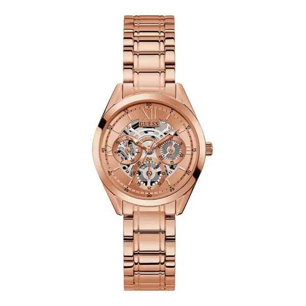 Guess Clear Cut GW0253L3 Ladies Rose Gold Tone Stainless Steel Watch