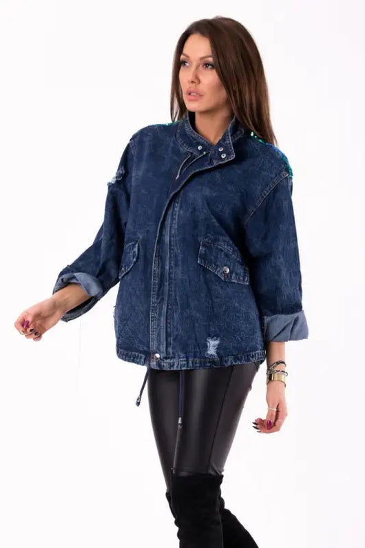 JACKET - JEANS 46006-1 - Livre e Solta Fashion