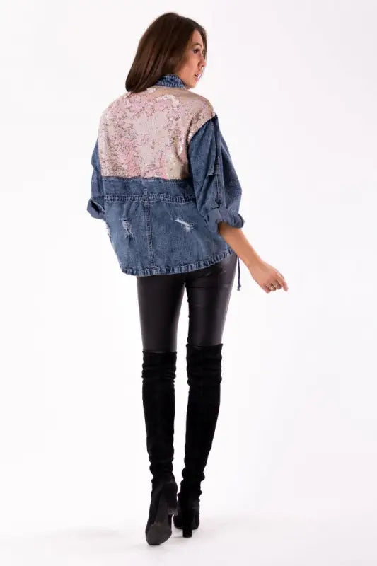 JACKET - JEANS 46006-2 - Livre e Solta Fashion