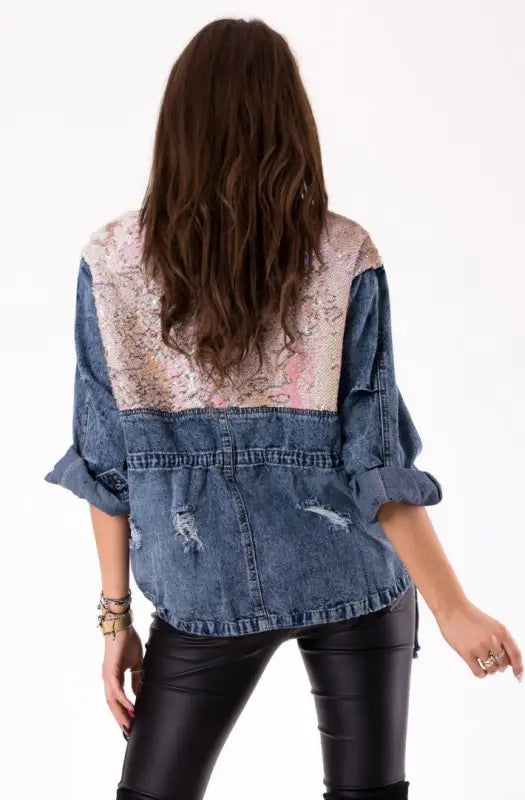 JACKET - JEANS 46006-2 - Livre e Solta Fashion