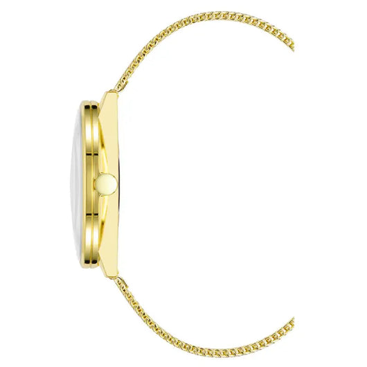 Elegant Ladies' Watch with Gold-Toned Bracelet