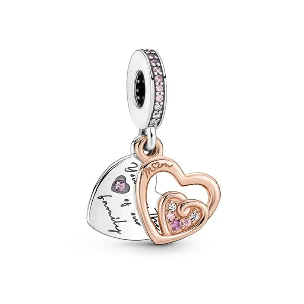 Ladies'Beads Pandora ENTWINED INFINITE HEARTS - Livre e Solta Fashion