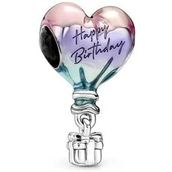 Ladies'Beads Pandora HAPPY BIRTHDAY HOT AIR BALOON - Livre e Solta Fashion