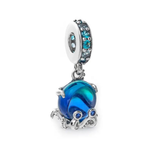 Ladies'Beads Pandora MURANO GLASS CUTE OCTOPUS - Livre e Solta Fashion