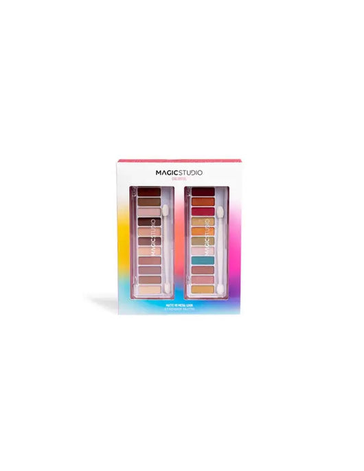 Magic Studio Powerful Cosmetics Magic Paleta Doble Matte y Metal 24 Colores - Livre e Solta Fashion