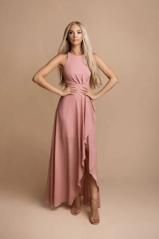 MARIA DRESS OLD PINK 76014-1 - Livre e Solta Fashion