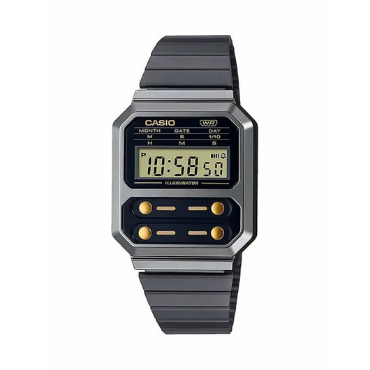 Minimalist Men's Digital Watch Casio A100WEGG-1A2E (Ø 33 mm)