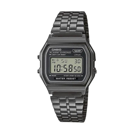 Sleek Casio VINTAGE Men's Watch (Ø 33 mm) with digital display and stainless steel band