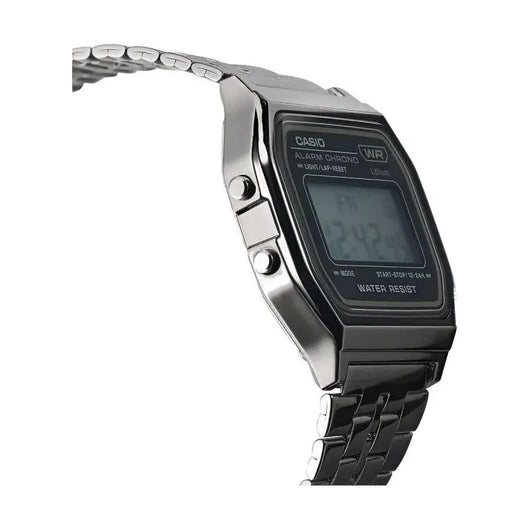 Classic Casio Vintage men's watch (Ø 33 mm) with digital display and stainless steel band.