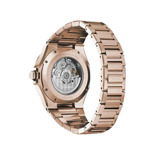 Stylish Rose Gold Men's Watch with Sleek Stainless Steel Bracelet (Ø 41.5 mm)