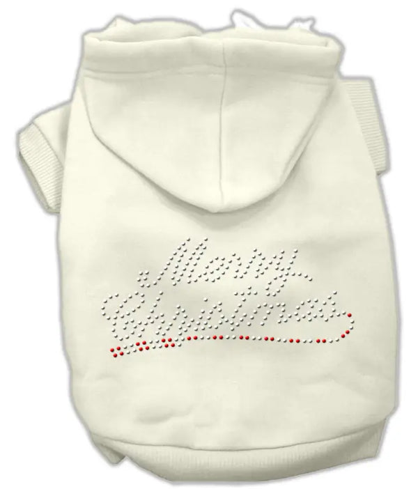 Merry Christmas Rhinestone Hoodies - Livre e Solta Fashion