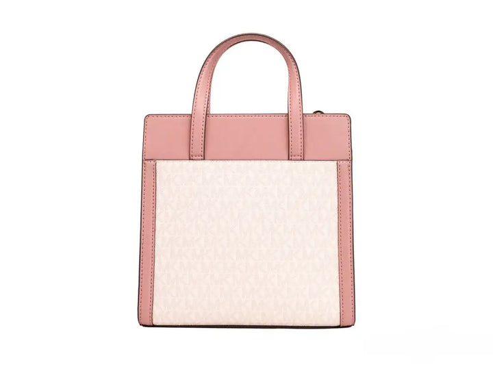 Michael Kors Cece Small Pink PVC North South Flap Tote Crossbody Bag Purse - Livre e Solta Fashion