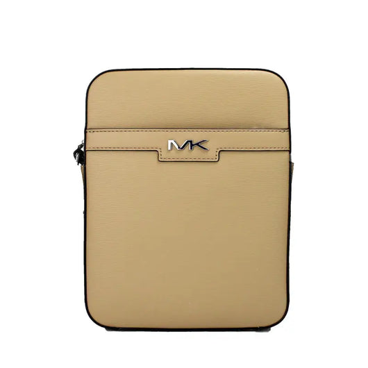 Michael Kors Cooper Medium Camel Crossgrain Leather Flight Crossbody Bag - Livre e Solta Fashion