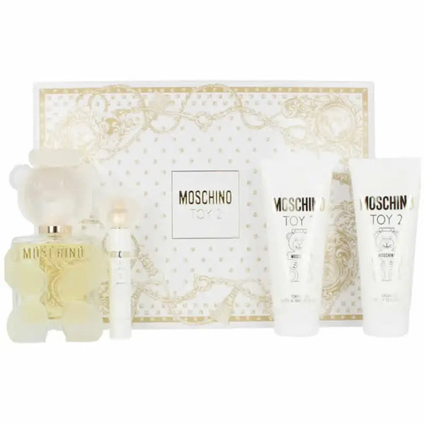 Moschino Toy 2 Eau De Parfum Spray 100ml Set 4 Pieces - Livre e Solta Fashion