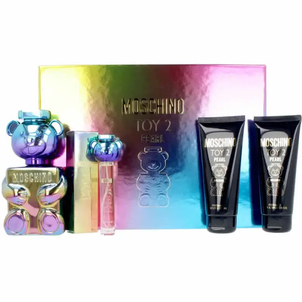 Moschino Toy 2 Pearl Eau De Parfum Spray 100ml Set 4 Pieces - Livre e Solta Fashion