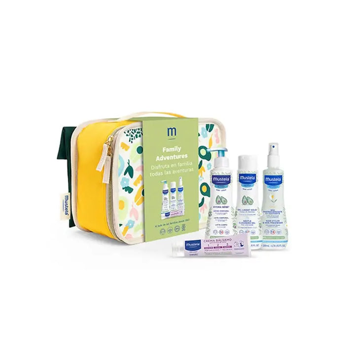 Mustela Family Suitcase Pastel Set 5 Pieces - Livre e Solta Fashion