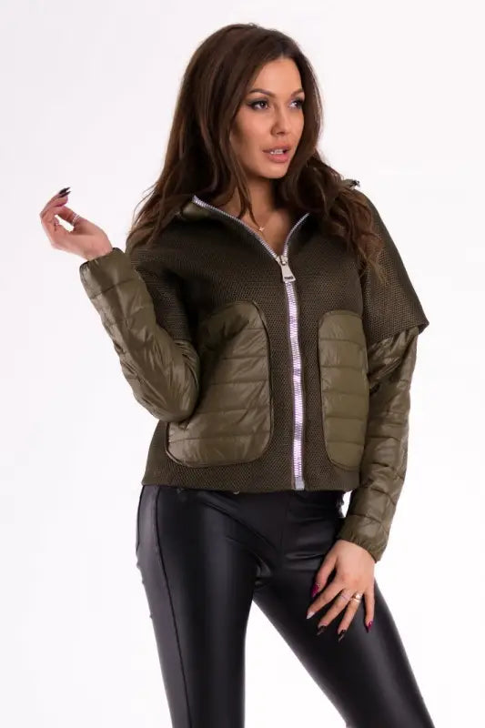 JACKET - KHAKI 46033-2 - Livre e Solta Fashion