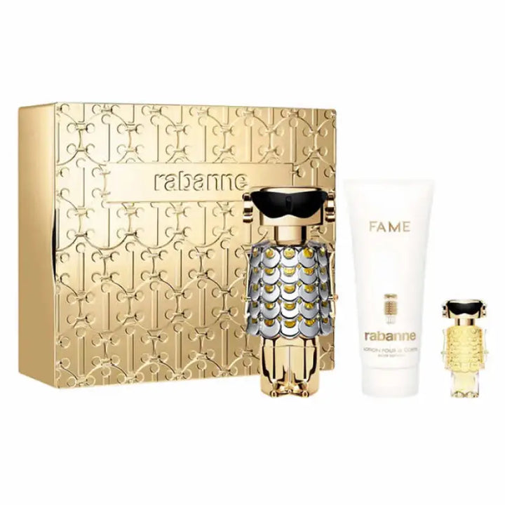 Paco Rabanne Fame Eau De Perfume Spray 80ml Set 3 Pieces - Livre e Solta Fashion