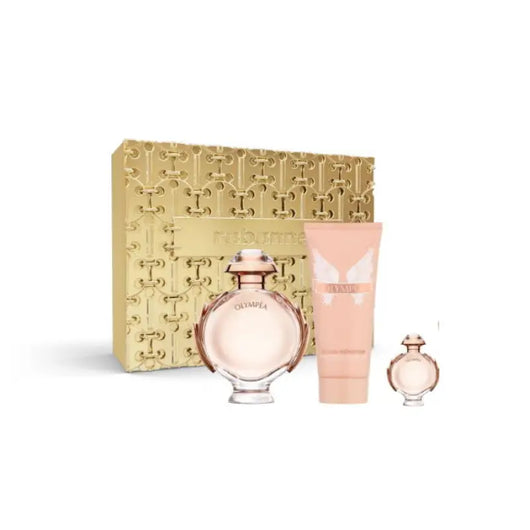 Paco Rabanne Olympéa Eau De Perfume Spray 80ml Set 3 Pieces Christmas 2023 - Livre e Solta Fashion