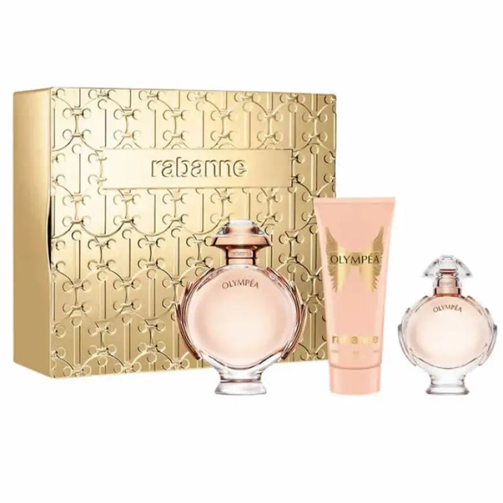 Paco Rabanne Olympéa Eau De Perfume Spray 80ml Set 3 Pieces - Livre e Solta Fashion