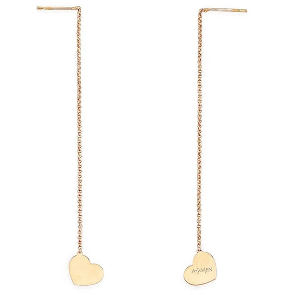 Ladies'Earrings Amen CUORE ROSE GOLD