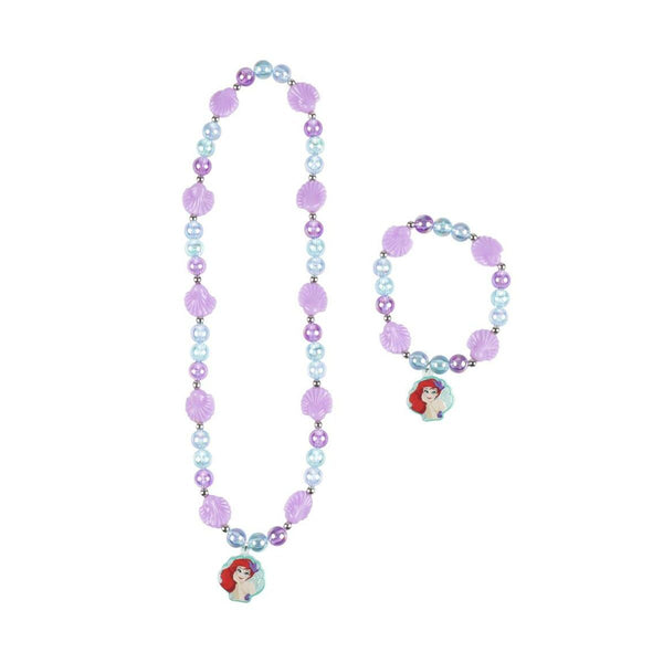 Necklace and Bracelets set Princesses Disney Purple 2 Pieces Turquoise