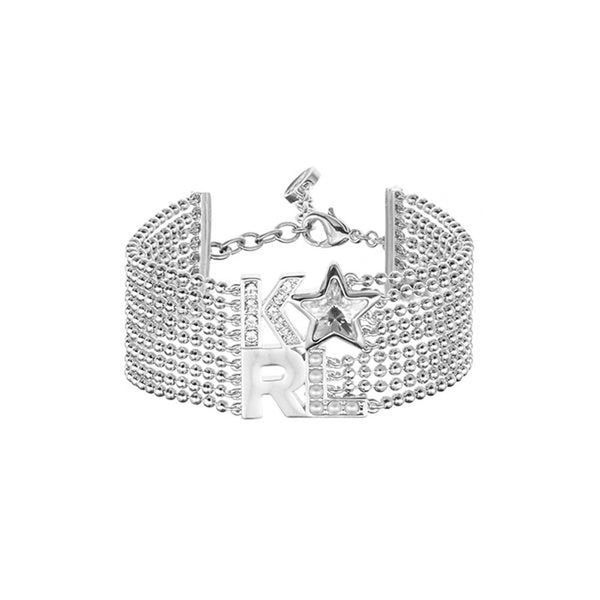 Ladies'Bracelet Karl Lagerfeld 5483575 Grey 19 cm