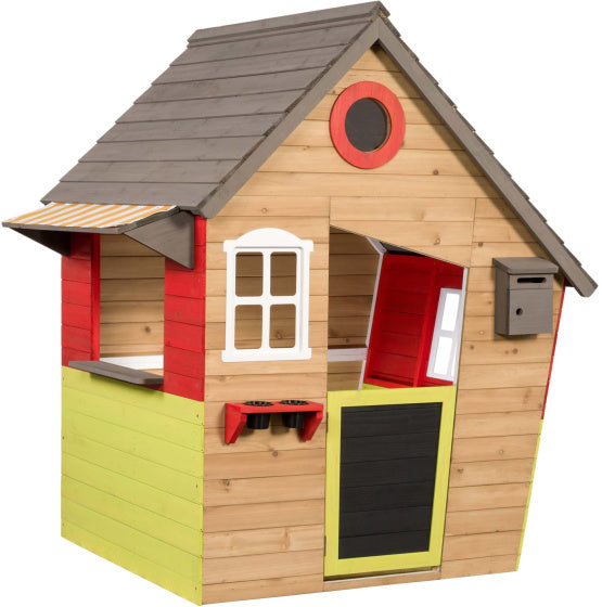 Fairytale Wooden Playhouse 140 x 106 x 145 cm Natural